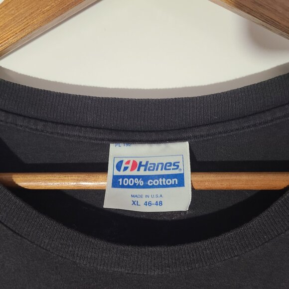 Vtg 1990 Rush Presto Black 2-Sided XL Boxy Tee Single Stitch Distressed Made/USA - Picture 3 of 10